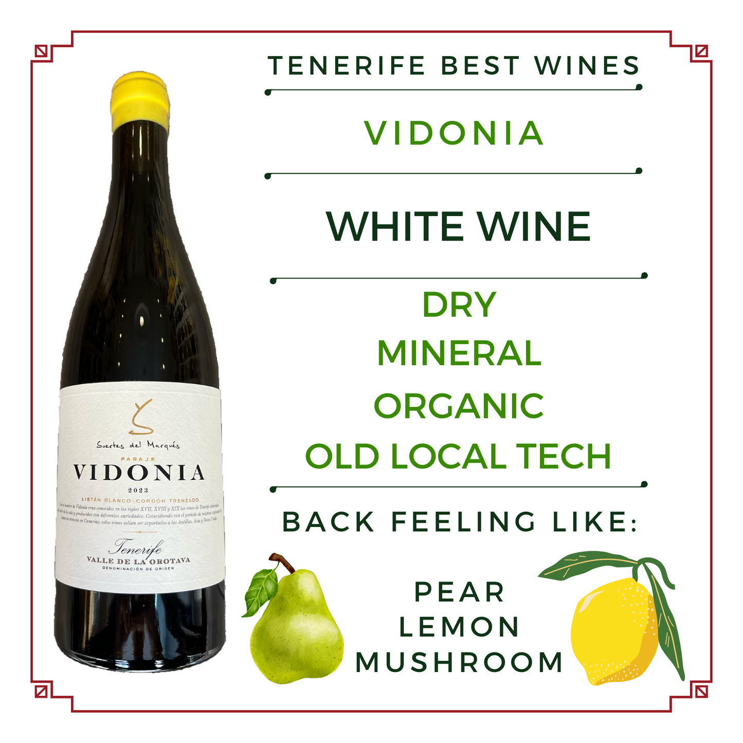 Vidonia Suertes del Marques