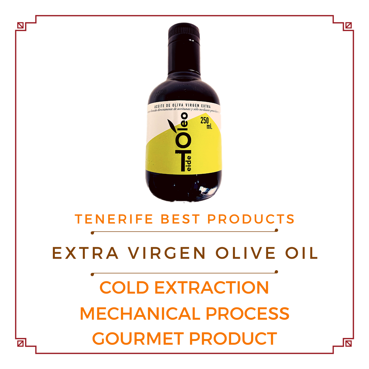 Aceite de Oliva Virgen Extra OLEOTEIDE 250 ml