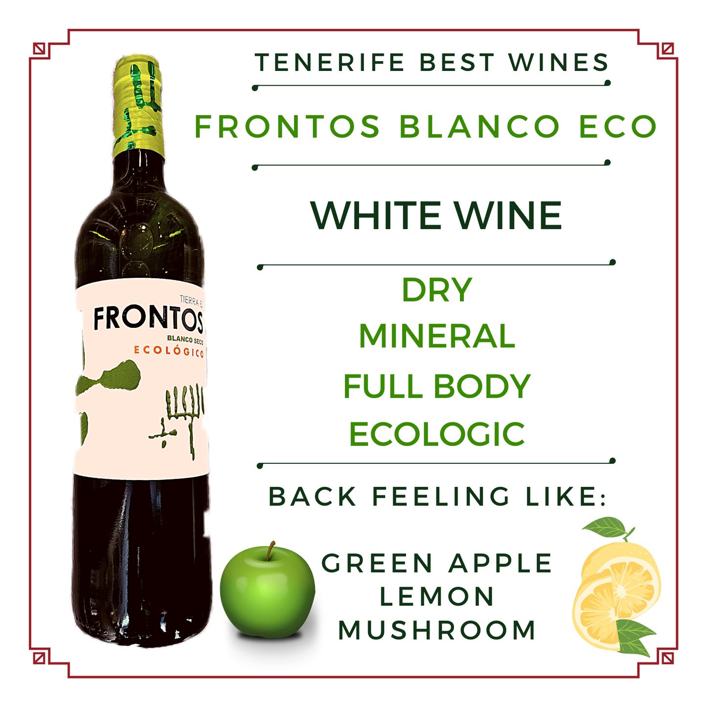 FRONTOS BIANCO SECCO ecologico