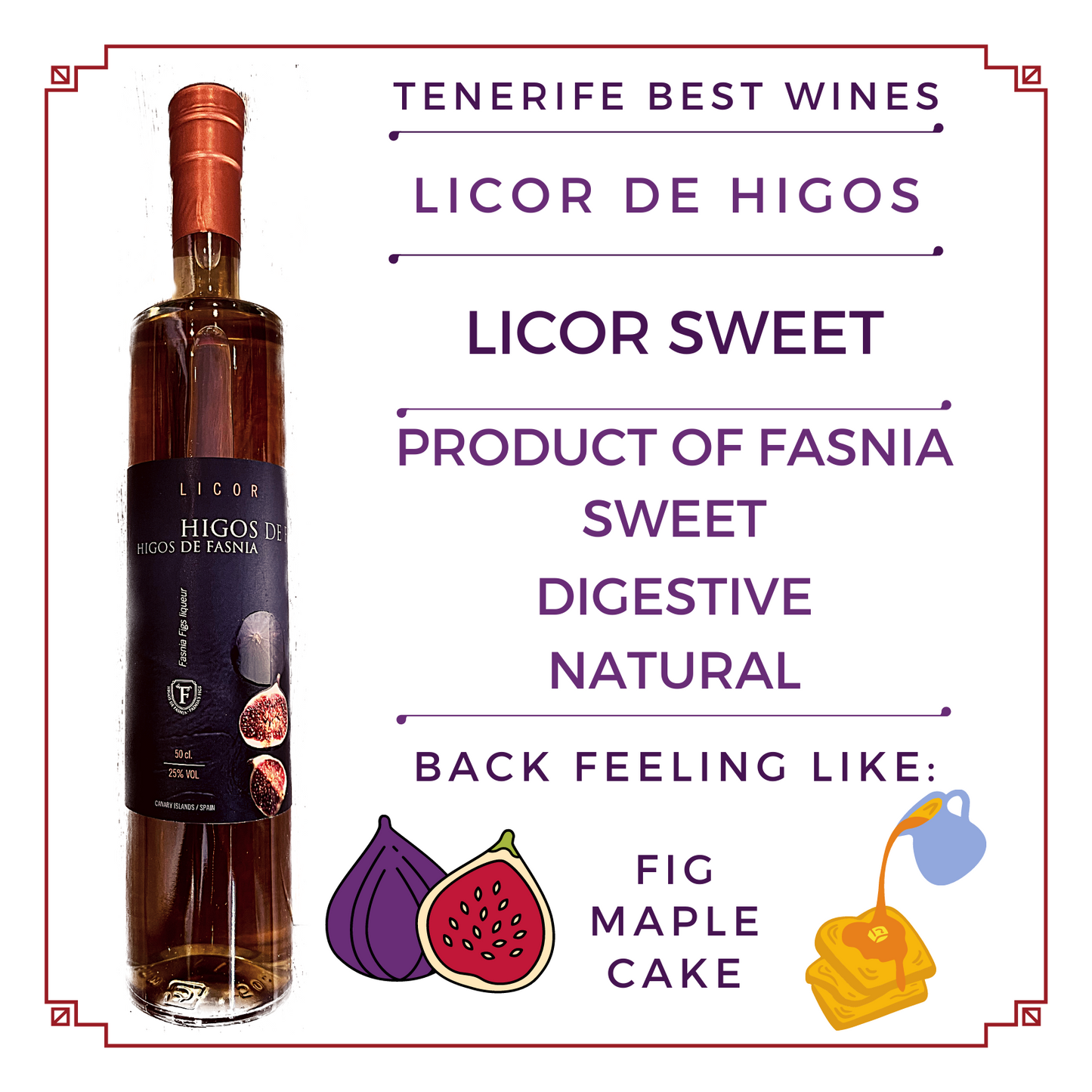 LICOR de higos de Fasnia 500ml
