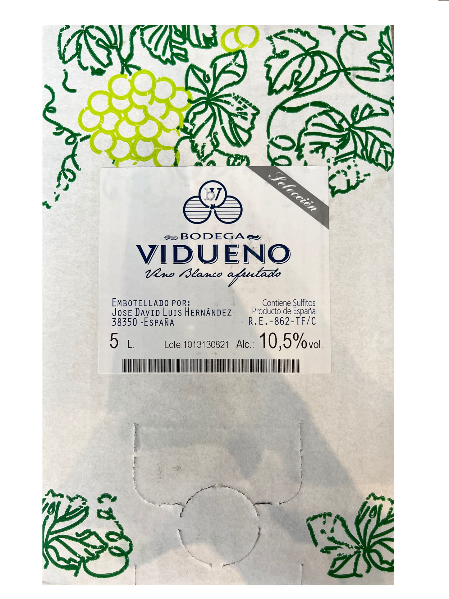 5 LTR VINO Blanco Afrutado Selección VIDUEÑO