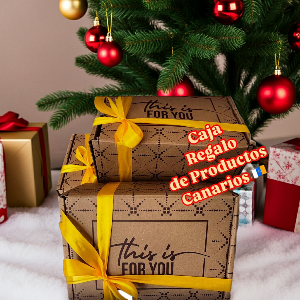 Caja Personalizadas de Vinos y Productos Gourmet Canarios