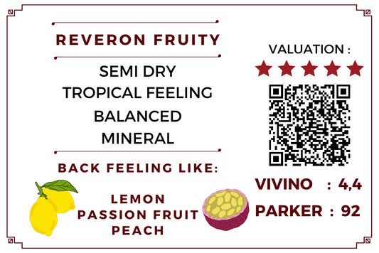 PAYMENTS of FRUITY WHITE REVERON