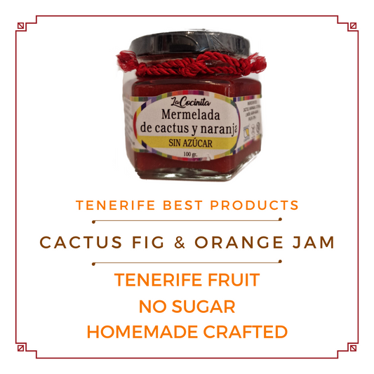 NARANJA y CACTUS HIGO 100 gr - MERMELADAS ARTESANALES SIN AZUCAR