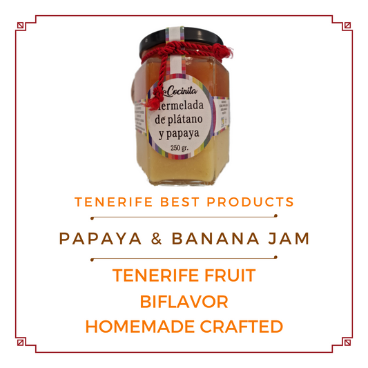 PLATANO y PAPAYA 250 gr  MERMELADAS ARTESANALES